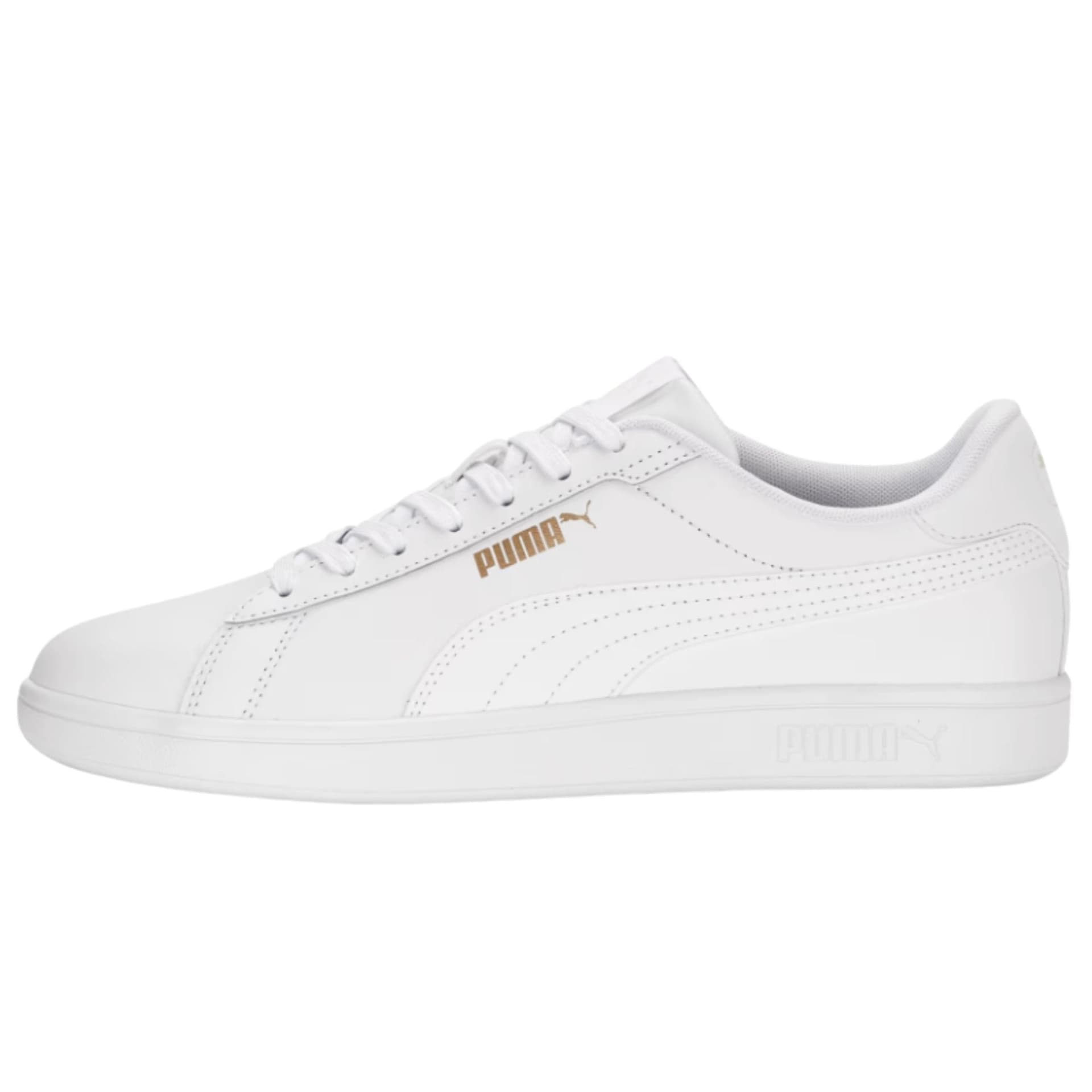 Puma Smash 3.0 kā uzņēmuma sporta apavi ar uzņēmuma logotipu